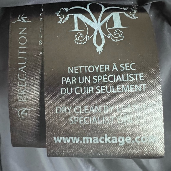 Down coat with natural fur Signature Mackage Collar - Picture 7 of 12